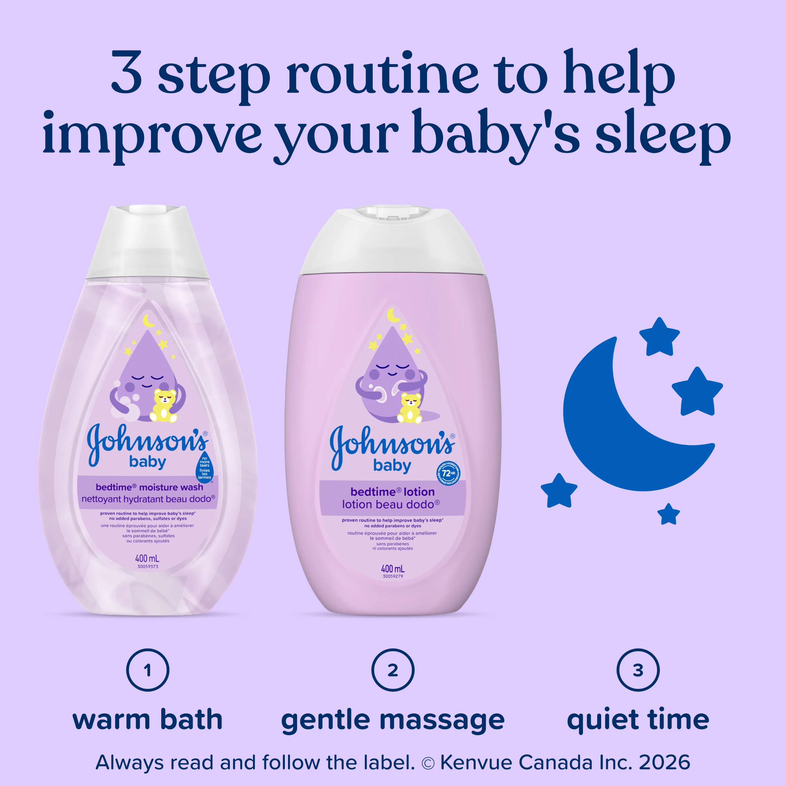 JOHNSON’S® BEDTIME® Moisture Wash - Image 4 - Johnson's Baby 