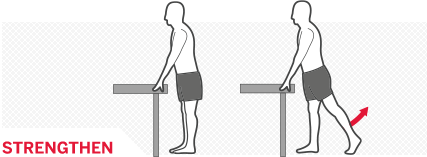 Hip strengthening infographic