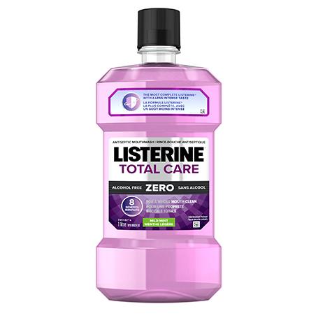 Rince-bouche sans alcool Listerine Total Care Zero