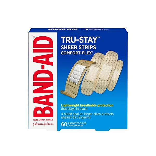 Band-Aid Tru Stay Sheer bandage strips pack