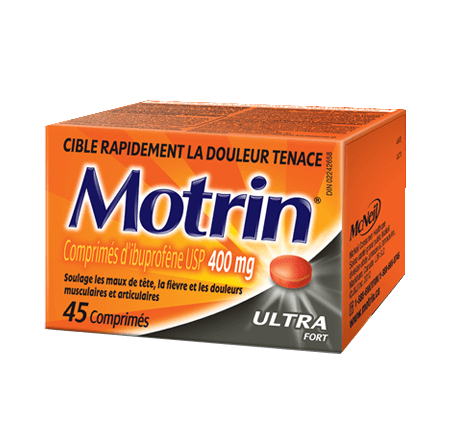 Comprimés Motrin, 45 u.