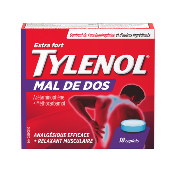 Tylenol Extra fort Mal de dos