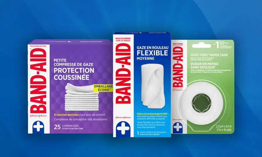 Pansements BAND-AID® Soins des plaies à domicile