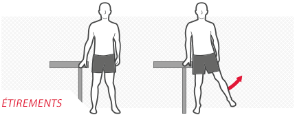 Infographique Étirements hanches