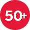 50 plus icon