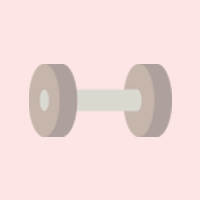 Weight for exercise icon