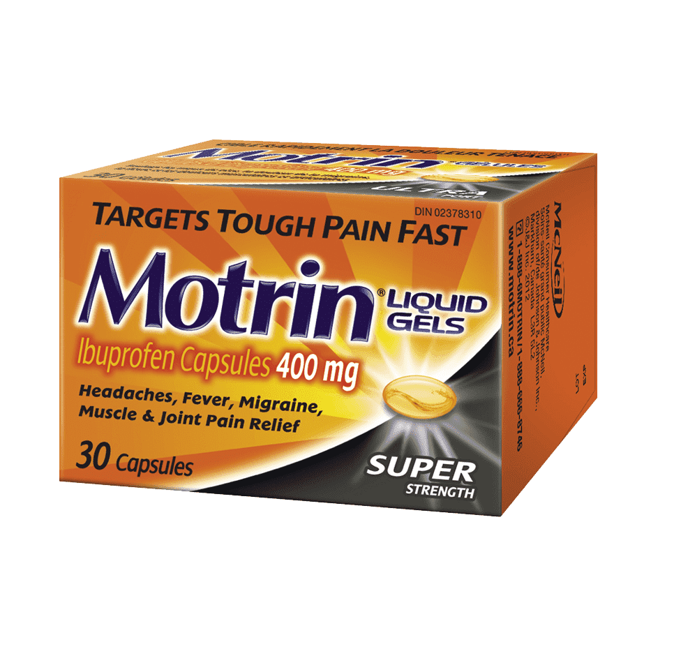 Motrin Liquid Gels, 30 capsules