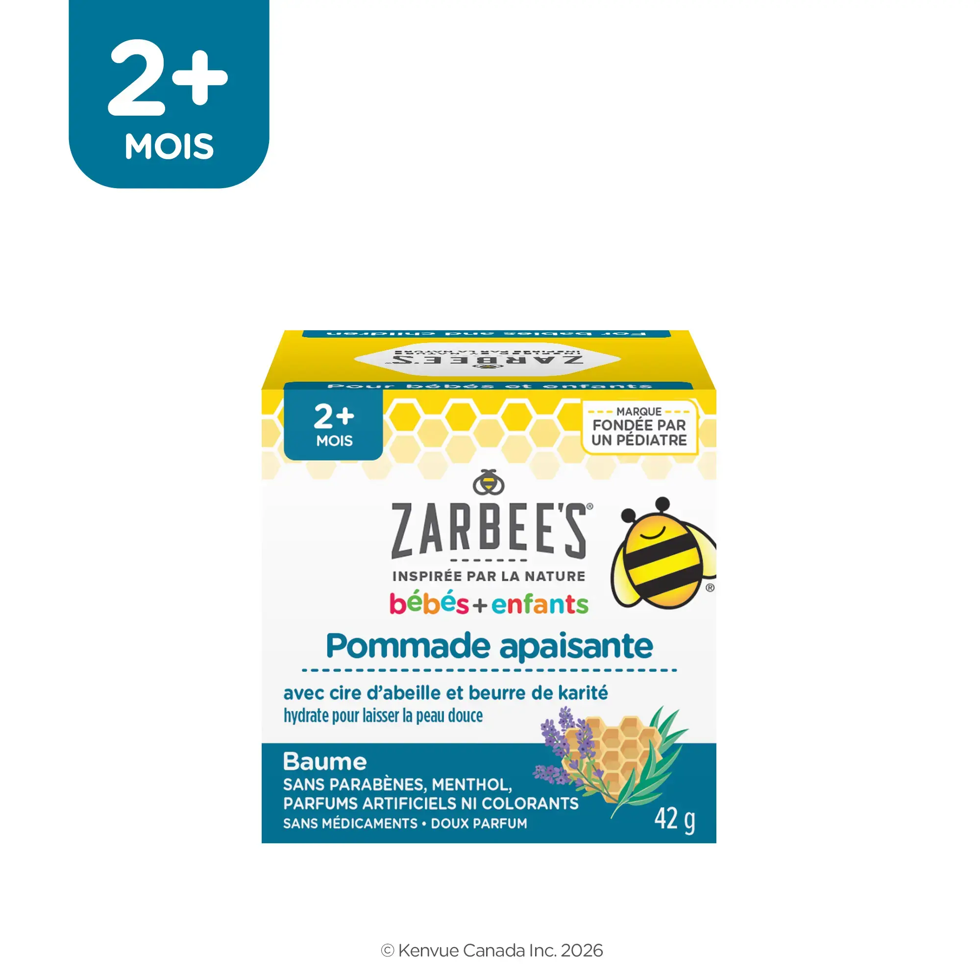 Pommade apaisante Zarbee’s® pour bébés et enfants