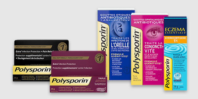 gamme de produits polysporin