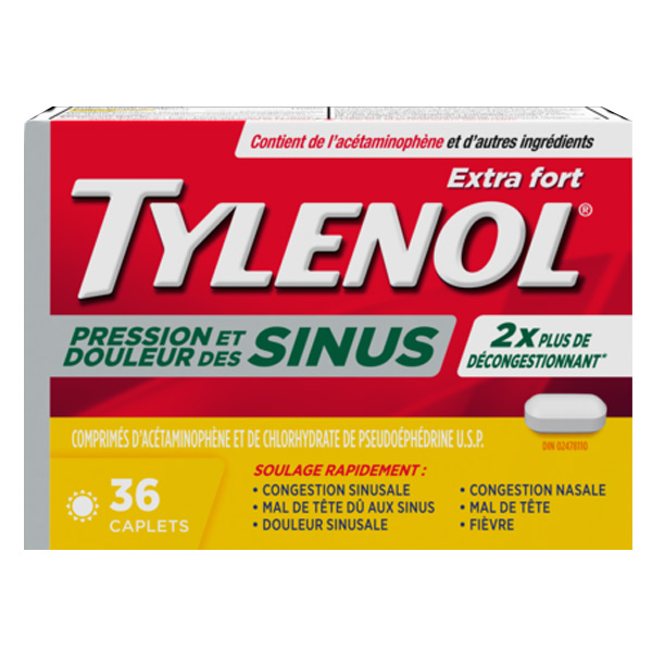 TYLENOL® pression et douleur des sinus