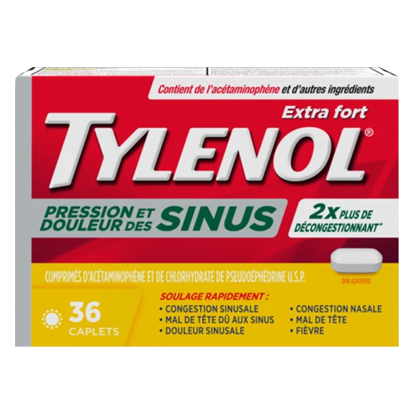 TYLENOL® pression et douleur des sinus