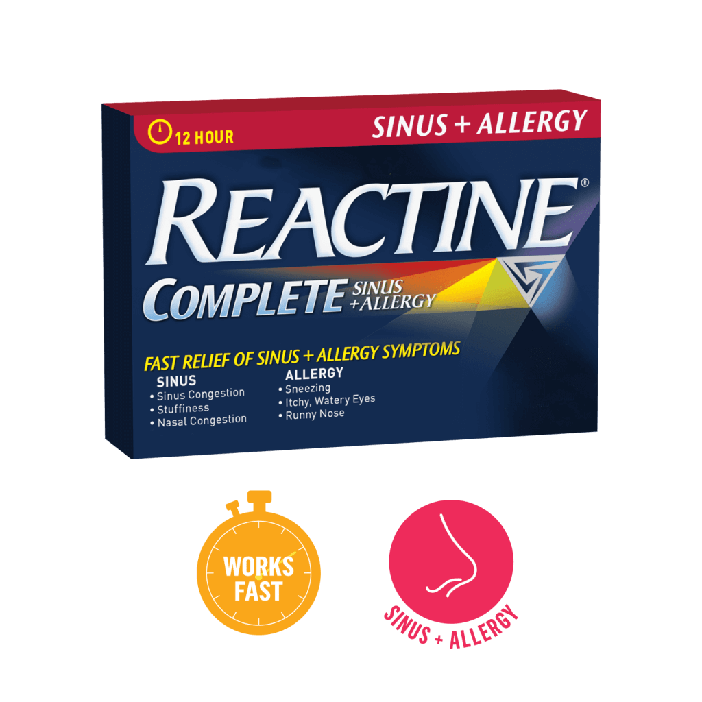 REACTINE® Complete Sinus + Allergy