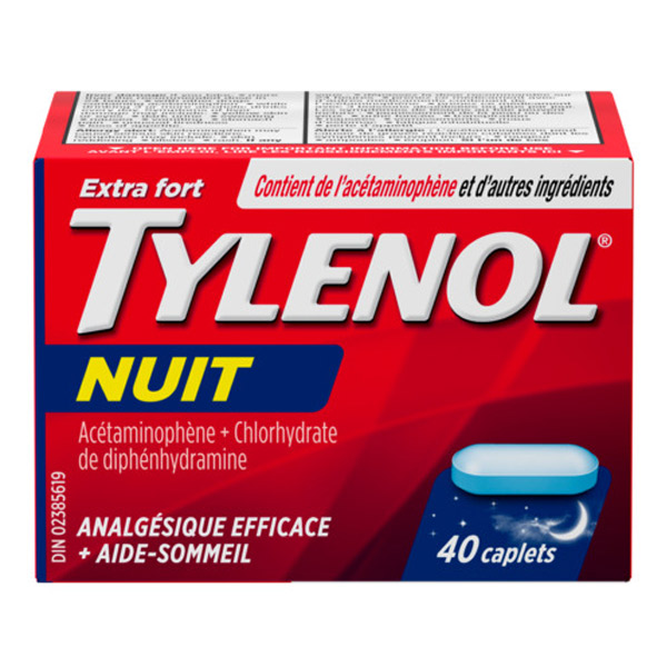 Tylenol pour enfants Fièvre et mal de gorge Comprimés à croquer à saveur de gomme à bulles