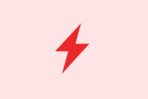 Stress lightning bolt icon