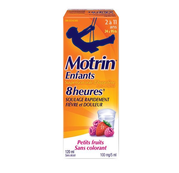 MOTRIN® Nourrissons Douleur et fièvre, 8 heures, 30 ml