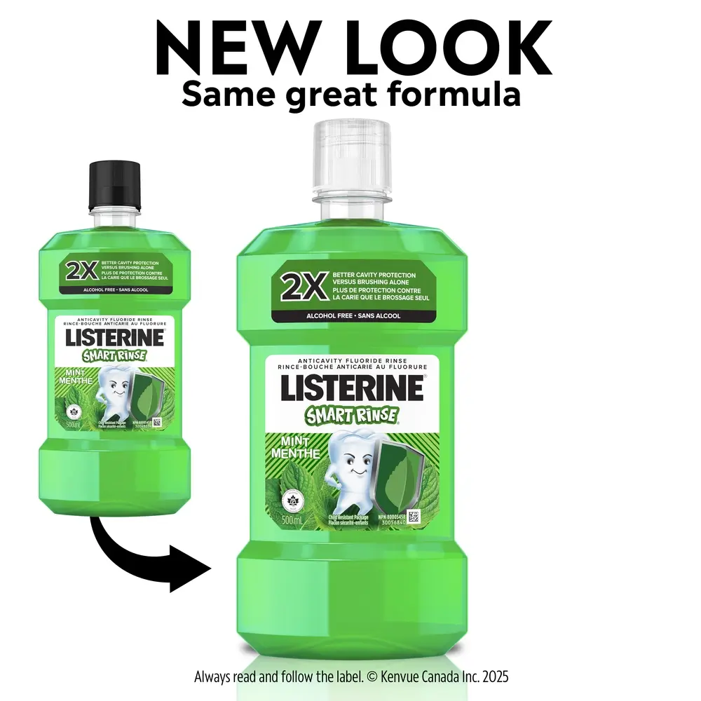 Listerine's Kids Smart Rinse Mint Mouthwash