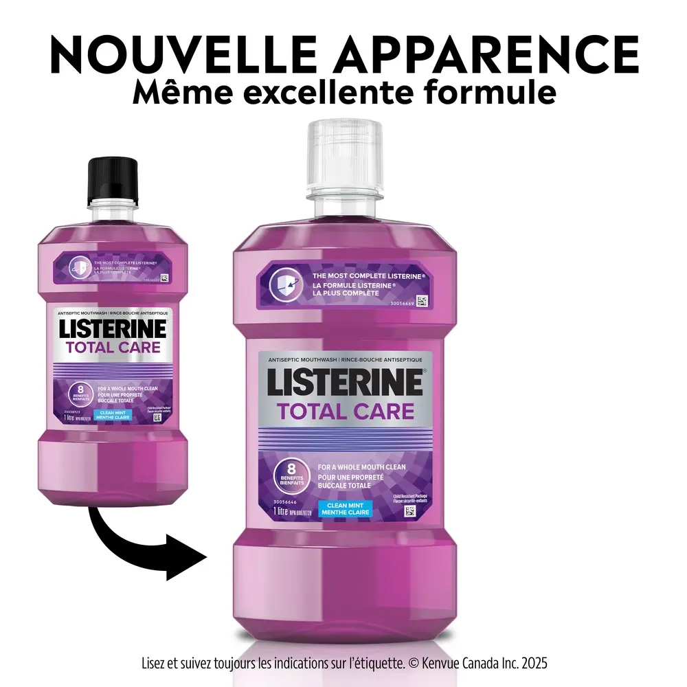 Rince-bouche antiseptique Listerine Total Care
