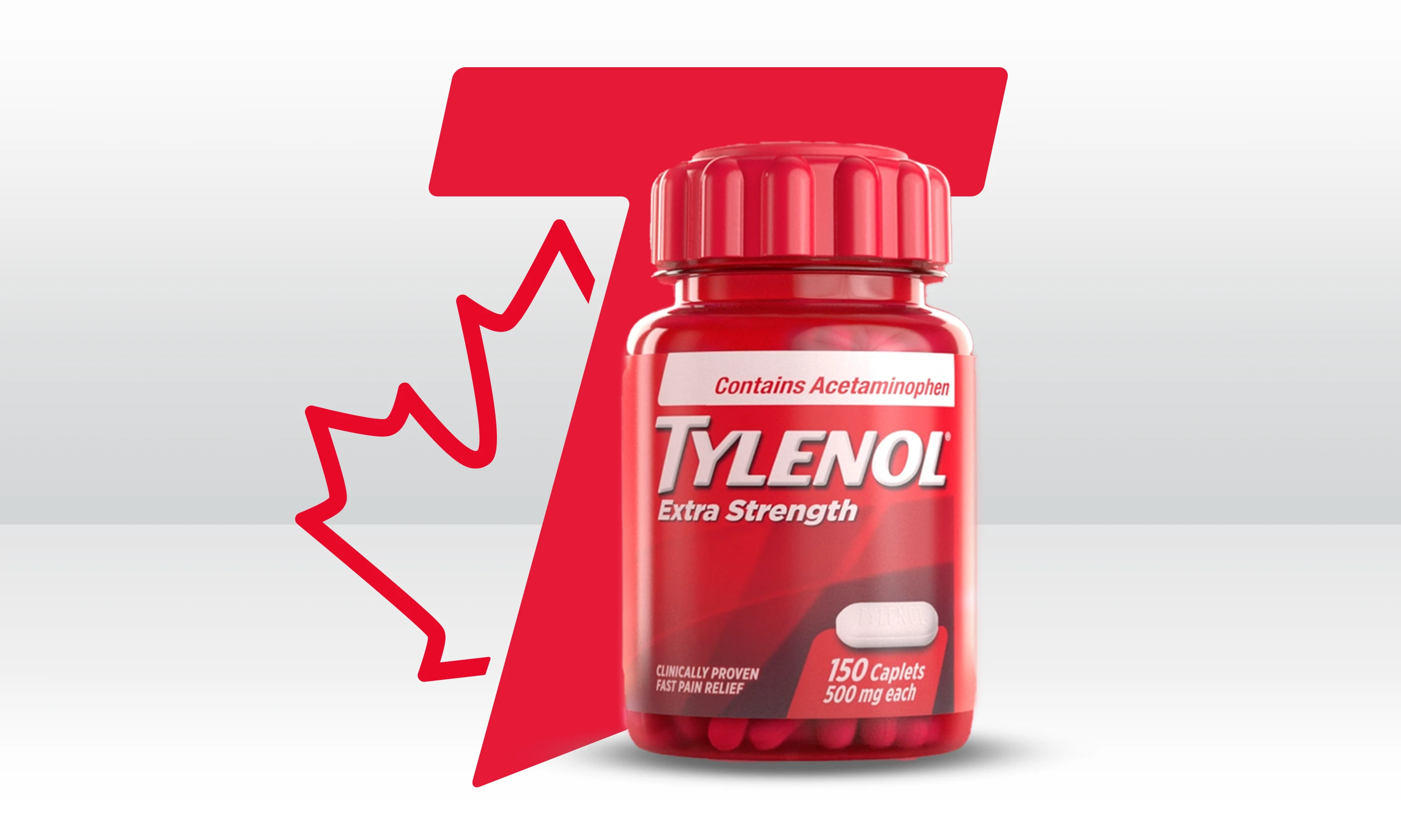 Tylenol Extra Strength Acetaminophen caplets, 150 count