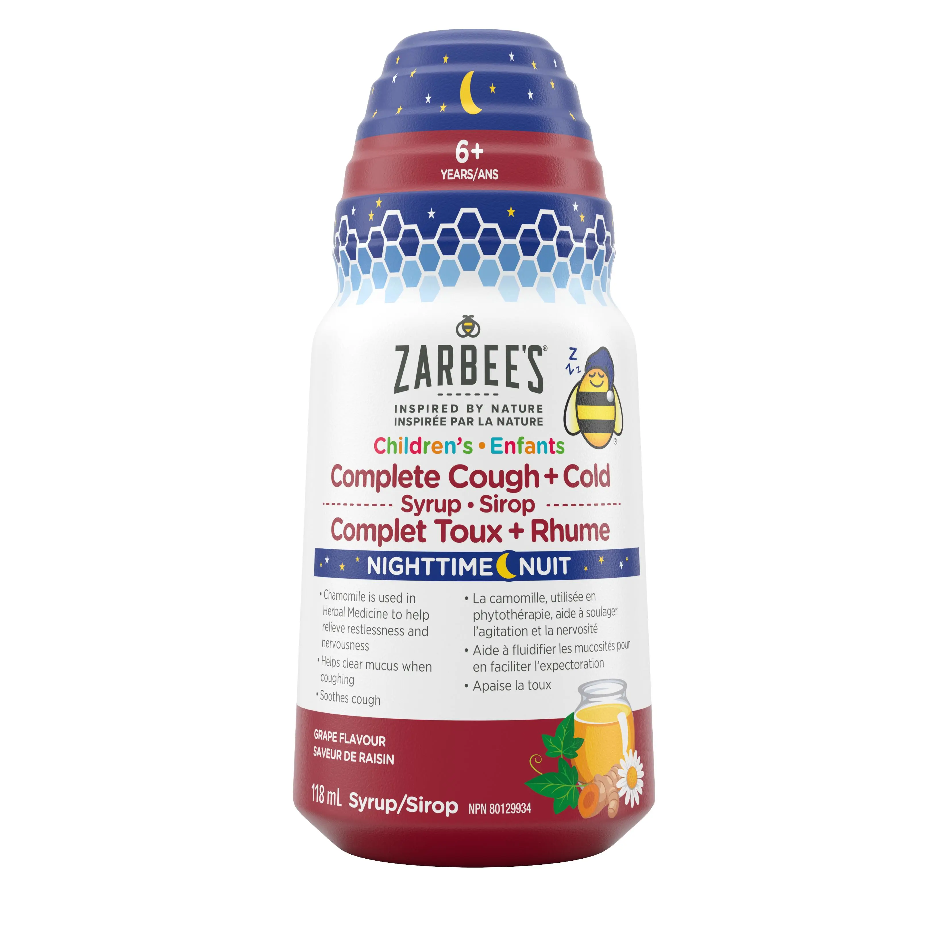 Zarbee’s® Children’s Nighttime Complete Cough + Cold Syrup