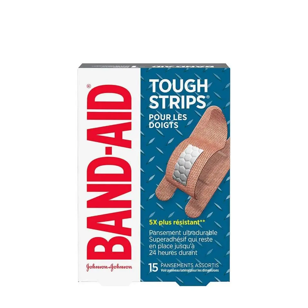 paquet de pansements assortis band-aid pour les doigts