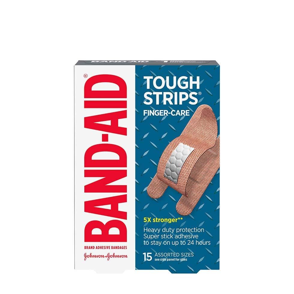 Band-Aid finger bandages in assorted sizes pack