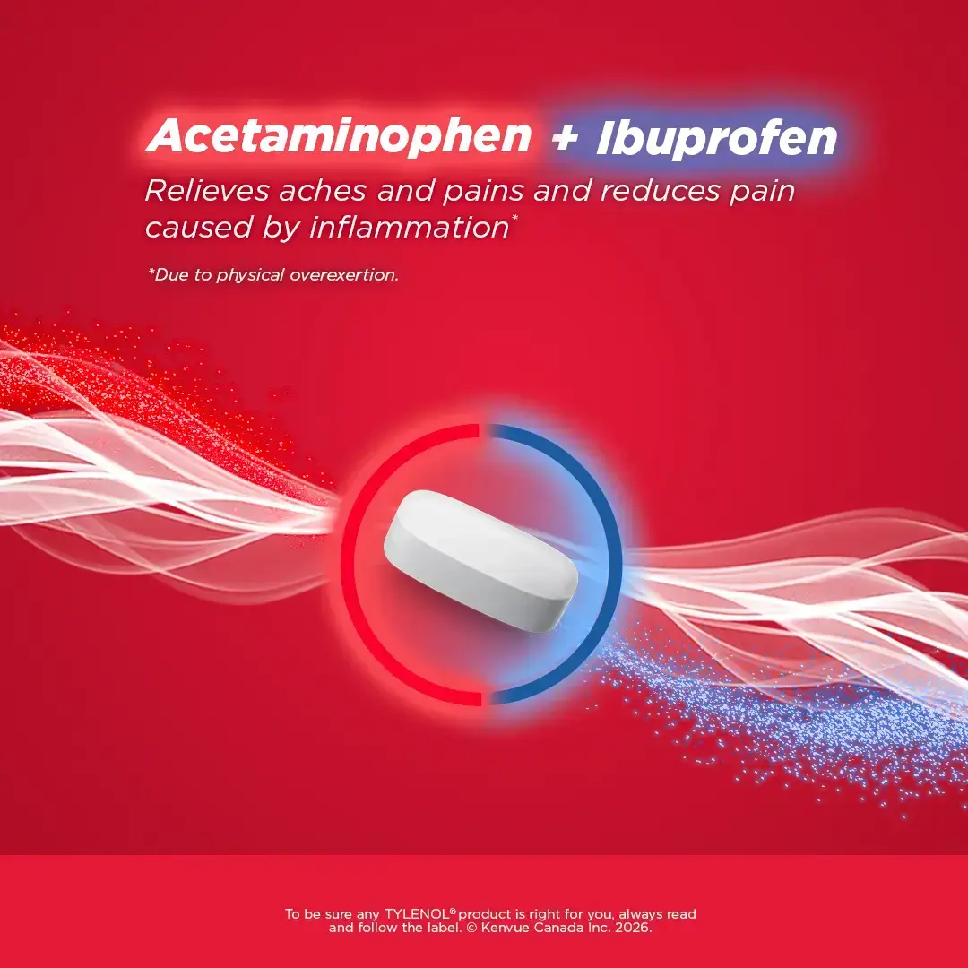 TYLENOL DUAL ACTION™ Acetaminophen + Ibuprofen​