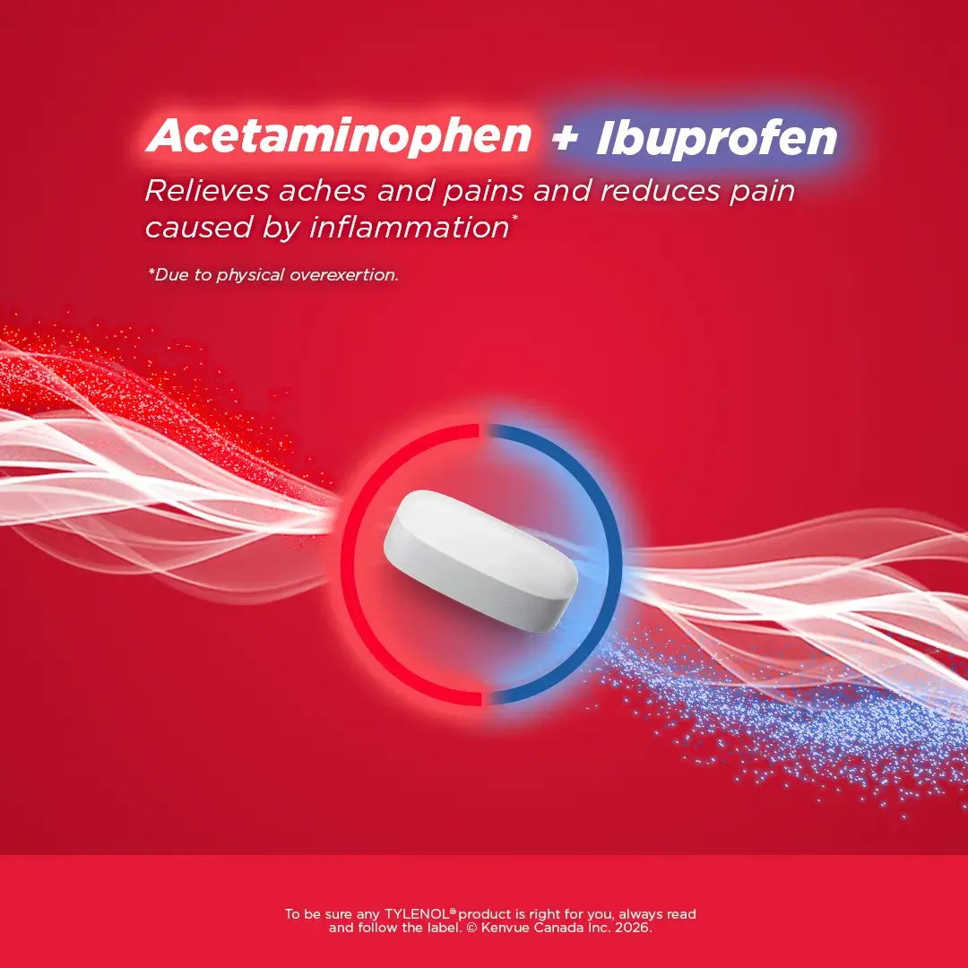 TYLENOL DUAL ACTION™ Acetaminophen + Ibuprofen​