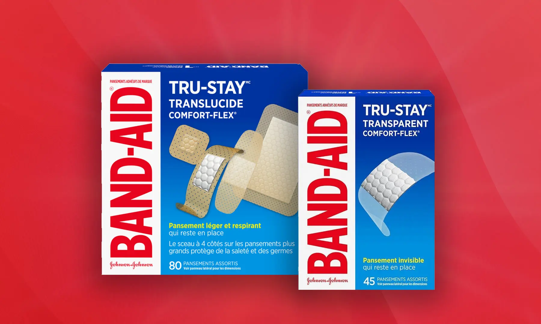 Pansements BAND-AID® TRU STAYMC