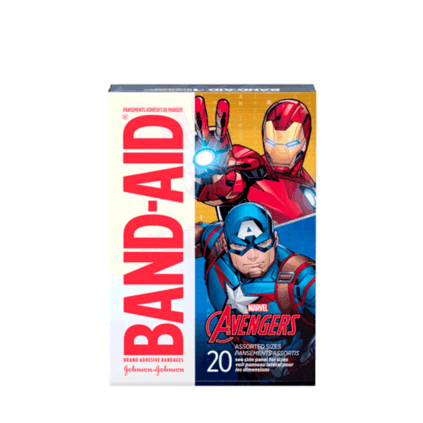 BAND-AID® Marvel Avengers Adhesive Bandages, 20 count