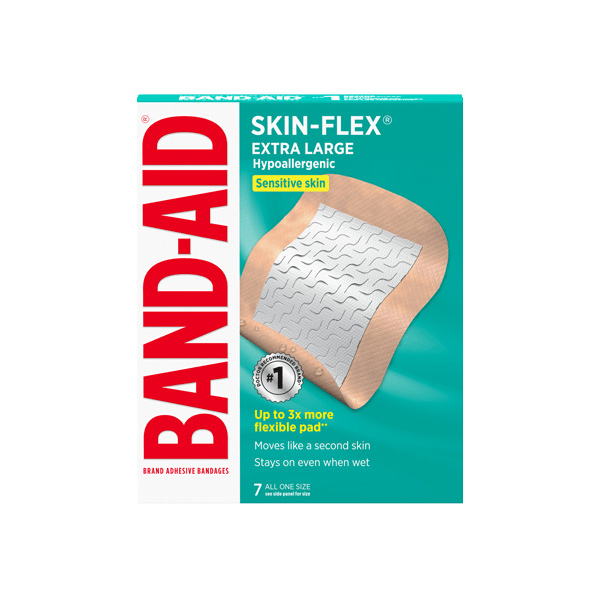 BAND-AID Skin-Flex XL Fast Drying Bandages