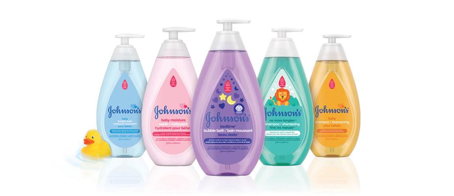 Johnson’s® collection of baby products