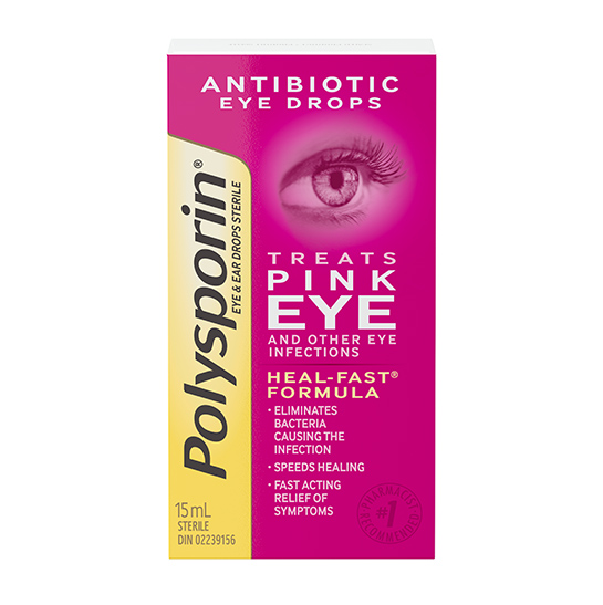 polysporin eye and ear drops box