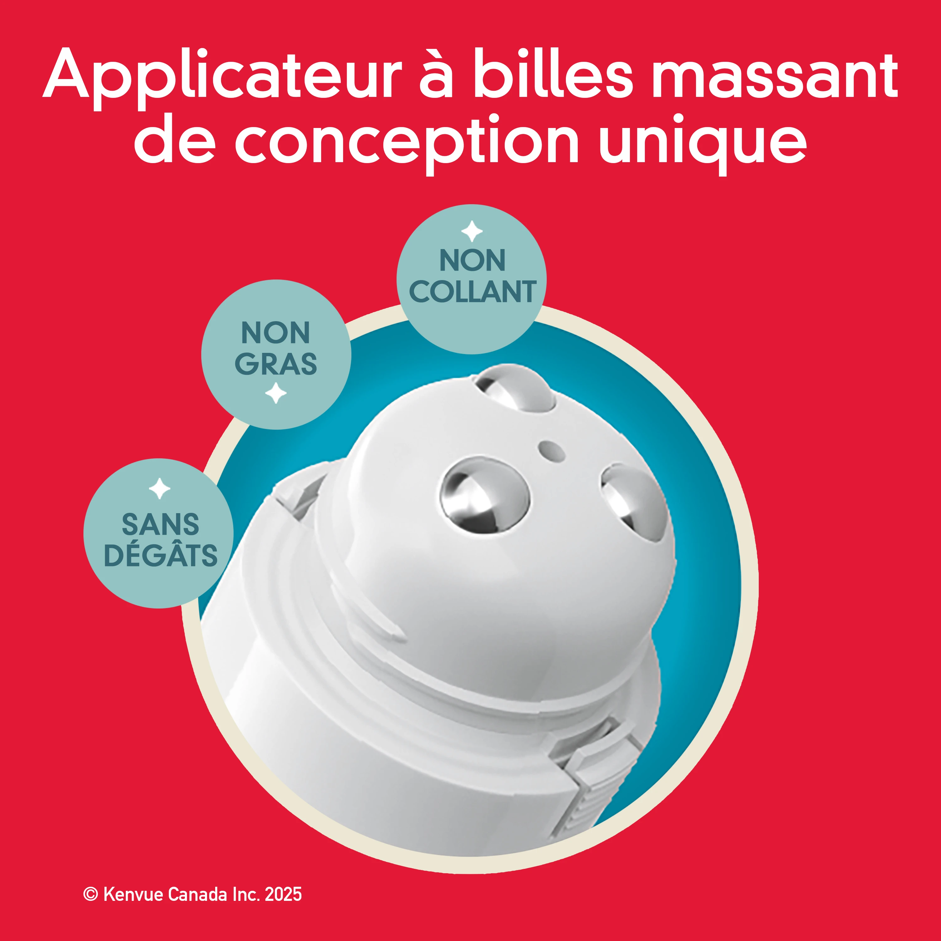  L’applicateur à billes massant de la Crème analgésique Precise des fabricants de TYLENOL