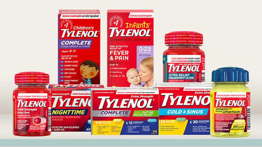 Various Tylenol products