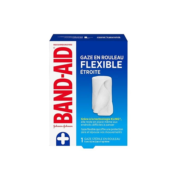 paquet d'un rouleau de gaze stérile flexible band-aid