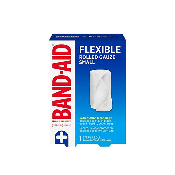 Band-Aid flexible gauze sterile roll pack