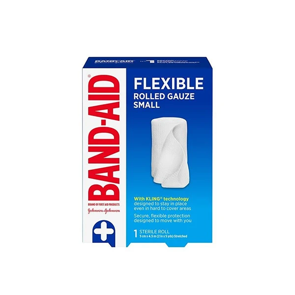 Band-Aid flexible gauze sterile roll pack