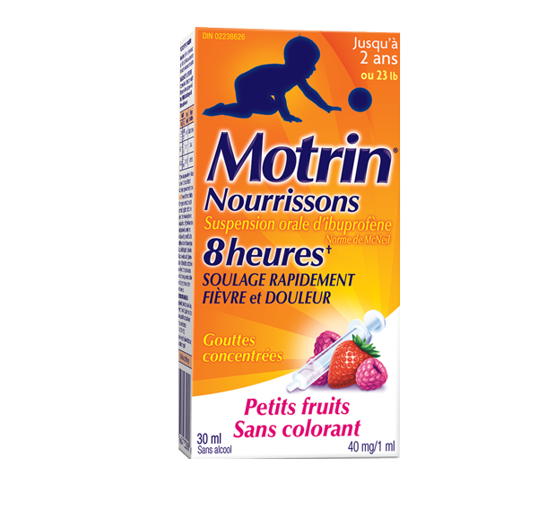 MOTRIN® Nourrissons Douleur et fièvre, 8 heures, 30 ml