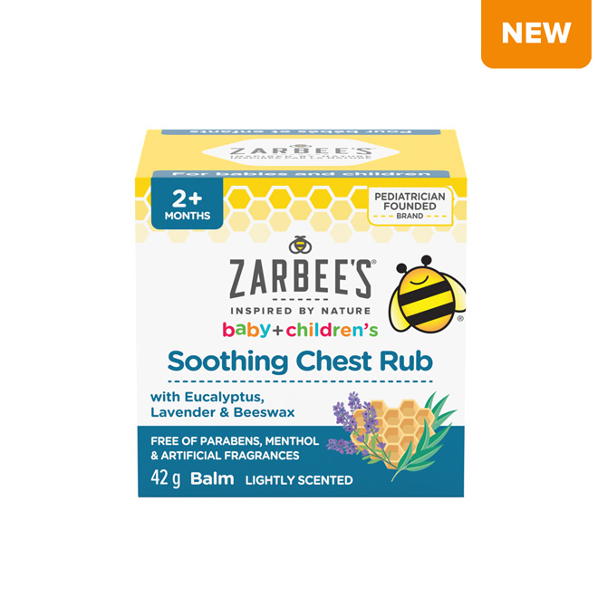 Zarbee’s Baby + Children's Soothing Chest Rub, 42g balm