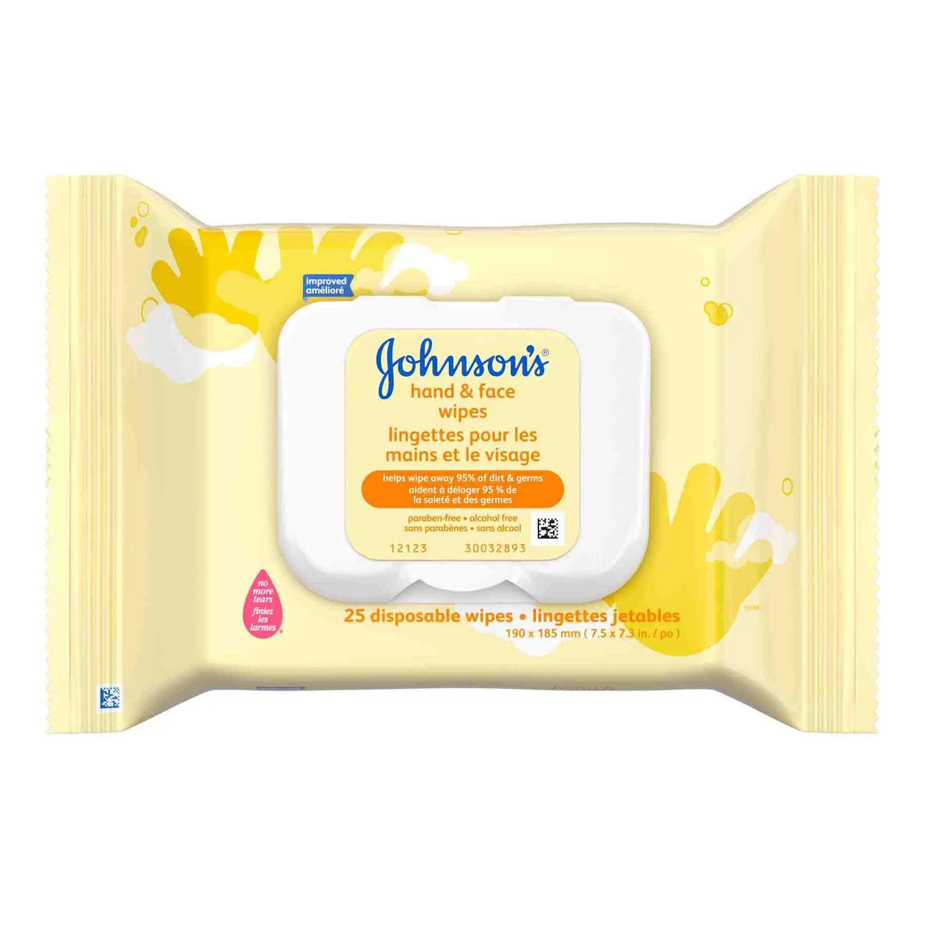 Johnson's Hand and Face Wipes