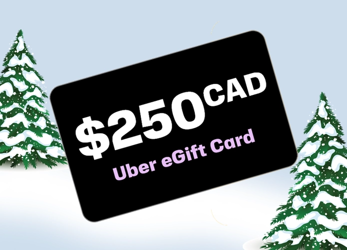 250 Canadian Dollars Uber eGift Card  