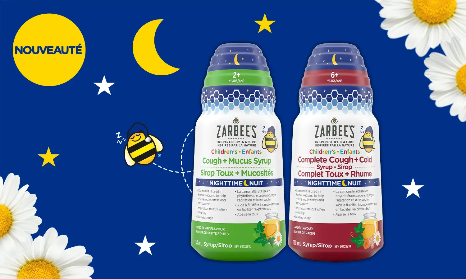 2025 Meilleur Nouveau Produits- Pommade apaisante Zarbee’s® pour bébés et enfants et Les comprimés à croquer Zarbee’s® Multivitamine quotidienne + Immunité, pour enfants