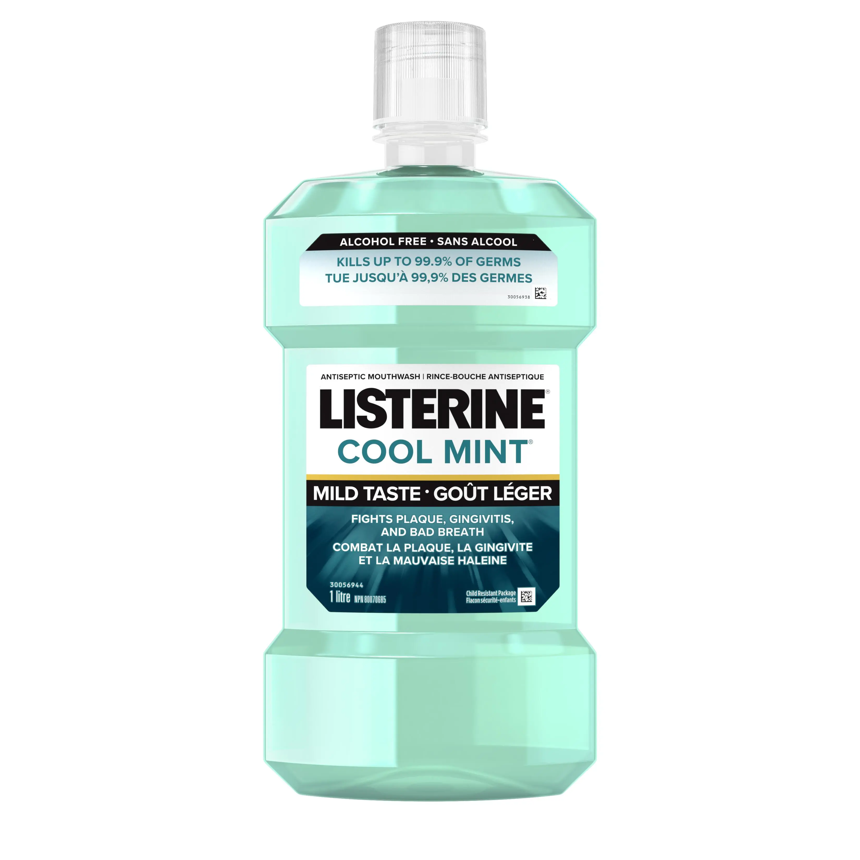 Listerine's Zero Cool Mint Alcohol Free Mouthwash