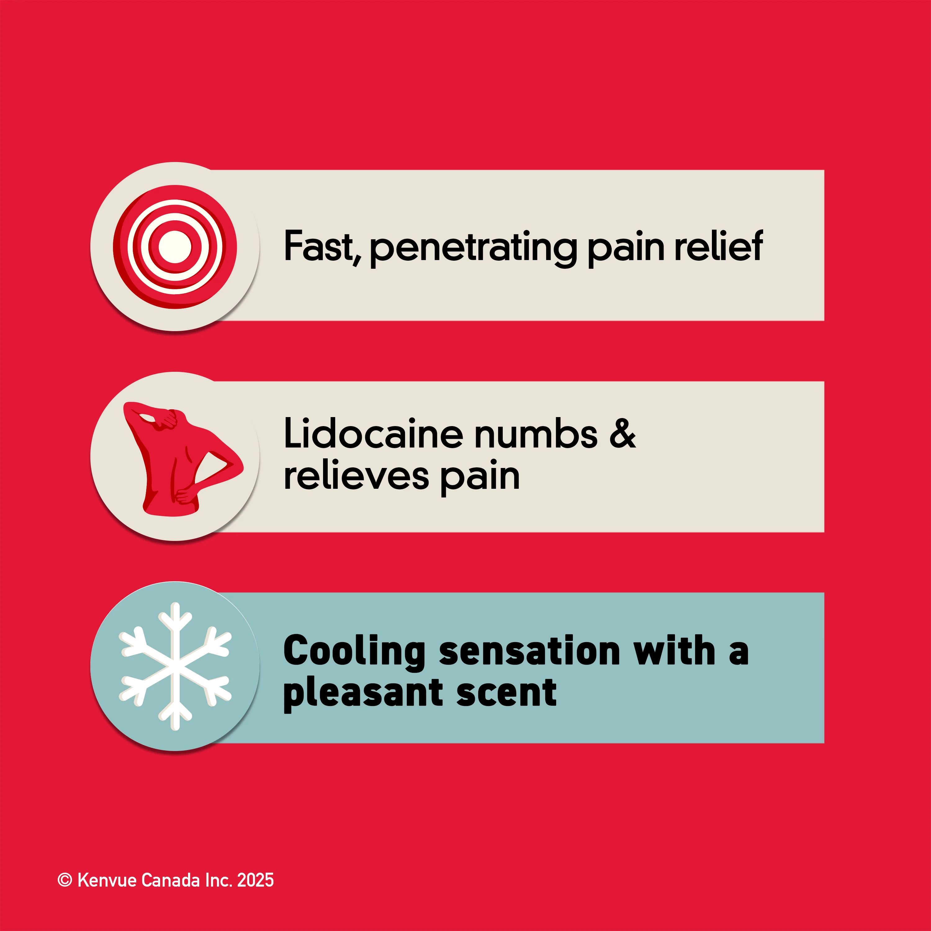 Key features of Precise Cooling Pain Relief Cream From the makers of TYLENOL