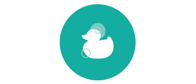 newborn bath duck icon