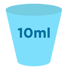 Ten ml cup