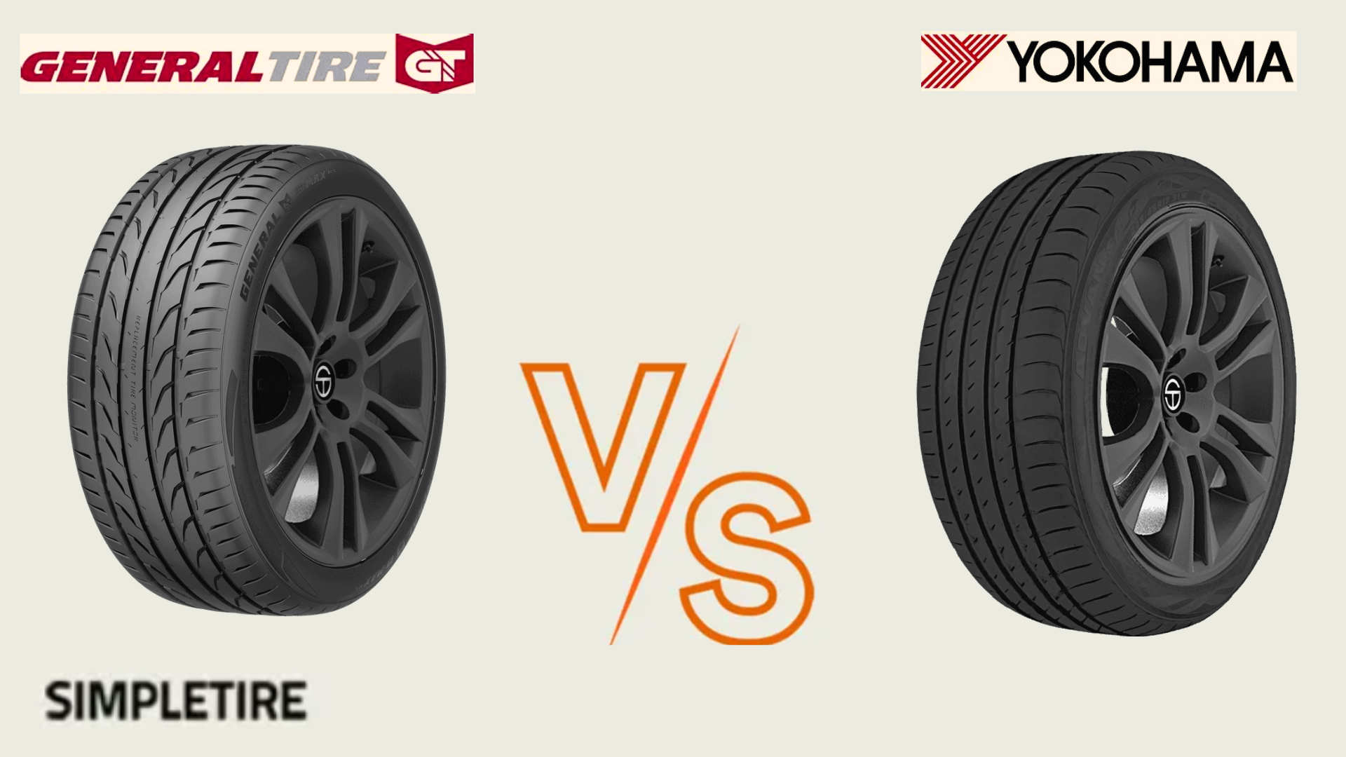 General G-Max RS vs Yokohama Advan Sport V105 tires | SimpleTire