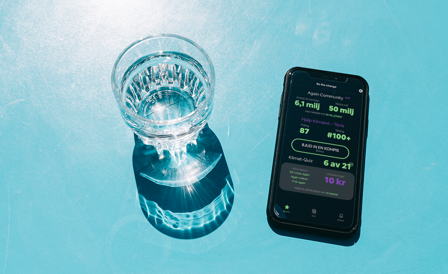 How Again is using transaction data to drive change
