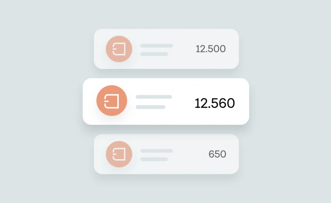 List accounts and balances