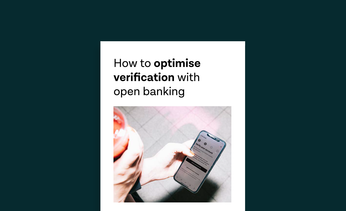 Tink account verification guide